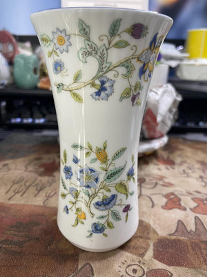 【二手】Minton明頓藍色哈頓莊園花瓶Hadd 回流瓷器 茶杯 咖啡杯【禪靜院】-557