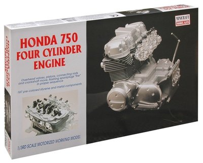 美國 MINICRAFT 模型 1:3 HONDA 750 4-CYLINDER ENGINE 重機引擎模型~請詢問庫存