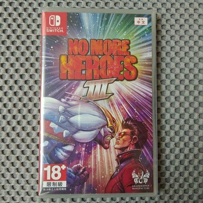 Switch NS 英雄不再3 NO MORE HEROES III 中文版 全新未拆