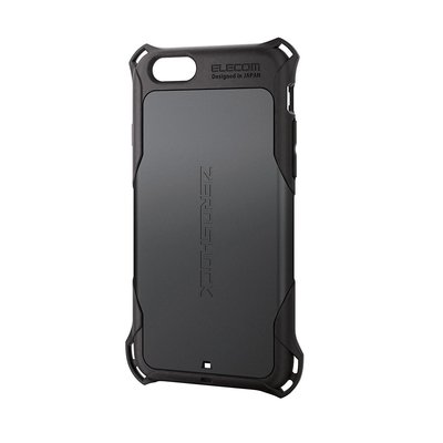 Bz Store 日本 ELECOM iPhone 7 Plus ZEROSHOCK 超衝擊吸收保護殼 黑