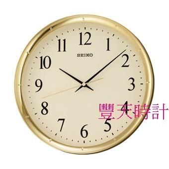 豐天時計【SEIKO】日本 精工 簡約典雅 掛鐘 時鐘 公司貨(金) QXA417G QXA417