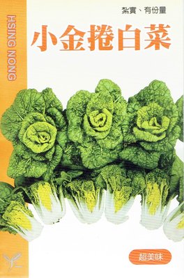 小金捲白菜 [蔬菜種子］興農種苗 每包約100粒 產地：日本 適合清炒、煮湯、醃製…