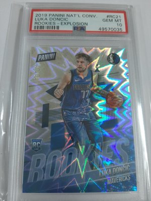 2019 The national luka doncic 限量39／40 鑑定PSA10級