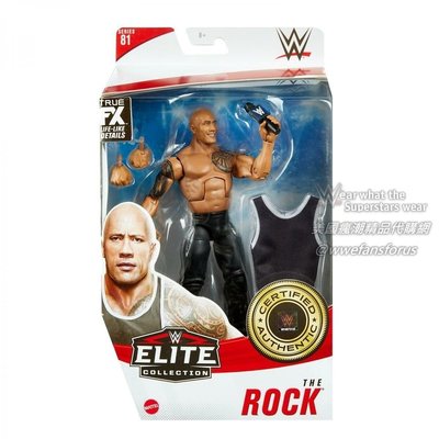 [美國瘋潮]正版WWE The Rock Elite #81 Figure 巨石強森SD一夜限定回歸造型最新精華版人偶