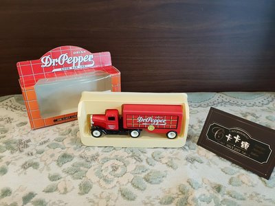 【卡卡頌 歐洲跳蚤市場/歐洲古董】英國老件_Dr. Pepper 老盒裝 卡車 合金 模型車玩具車 ss0373