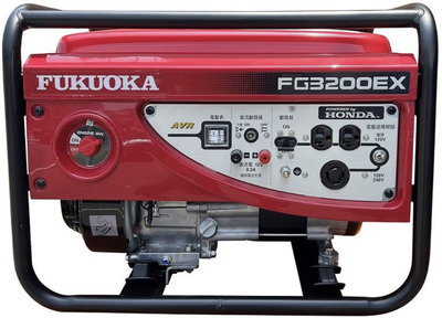 “工具醫院” 日本 FUKUOKA--FG3200EX 本田引擎 手拉發電機 -3200w 經濟 耐用