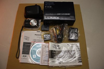 Panasonic LUMIX DMC-FX9-K 防手震數位相機 日本製已過保固 品相如圖 功能正常 面交檢測最好