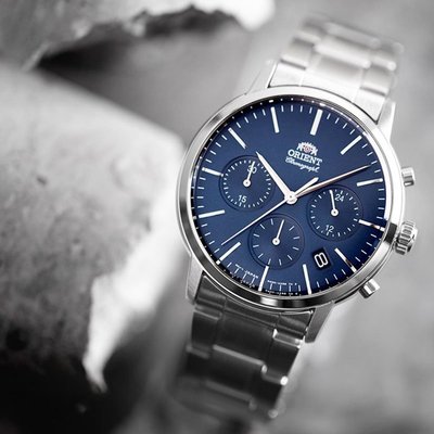 【時光鐘錶公司】ORIENT 東方錶 RA-KV0301L Multi-eyes系列石英鋼帶男錶 腕錶