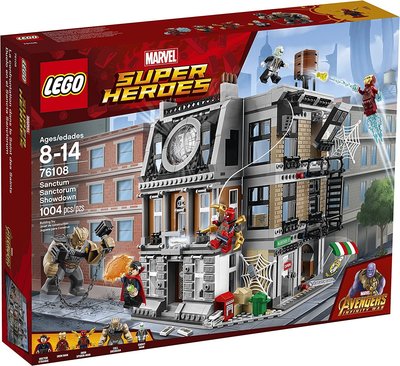 頂溪自取😊樂高 LEGO 76108 漫威 超級英雄系列 復仇者聯盟3 無限之戰 奇異博士 蜘蛛人 鋼鐵人 烏木喉