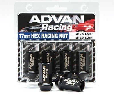 [B&A Motor]正廠日本製 ADVAN Racing M12xP1.25 和 P1.5 螺絲螺帽(需日訂)