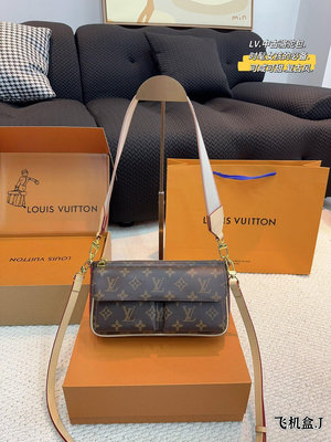 【SUSU全球購】LV 中古駱駝包—又被種草單肩斜挎包.日本中古 vintage包包v老花村上隆限定薇薇安女包LV NO35109