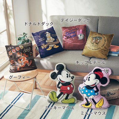 迪士尼Disney《預購》變形抱枕 靠枕～米奇 米妮 唐老鴨 黛西 奇奇蒂蒂 高飛～日本正品～共6款～心心小舖