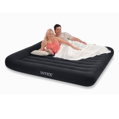 [休閒時尚] INTEX 有枕充氣床 183 x 203 x 23cm 66770 附防塵袋 修補片