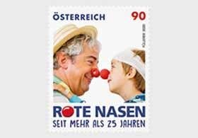 2020年奧地利紅鼻子小丑醫生郵票