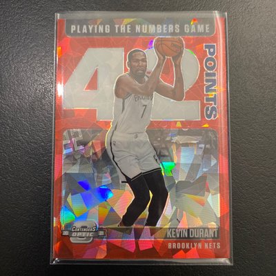 Kevin Durant 2020 contenders Optic red cracked ice #4