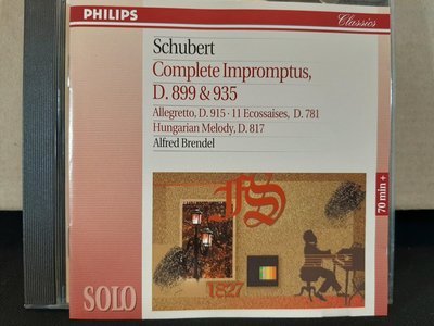 Brendel,Schubert-Impromptus D.899&935,Allegretto D.915布蘭德爾鋼琴，演繹舒伯特-作品899&935即興曲等