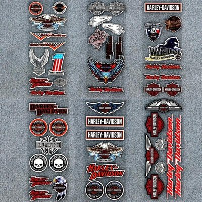 【機車汽配坊】Harley反光 機車貼 哈雷車身裝飾 貼花 PET Harley-Davidson 頭盔貼紙