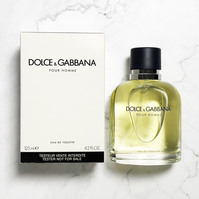 【Orz美妝】D&G 同名 男性淡香水 TESTER 125ML Dolce & Gabbana Pour Homme