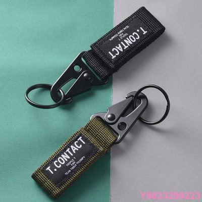 包子の屋T.CONTACT日本 簡易鑰匙扣 布料材質 簡約實用 鑰匙伴侶 可掛零錢包卡包 鑰匙包鑰匙扣 鑰匙鑰