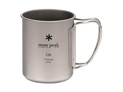 現貨雪峰 SnowPeak日本鈦杯450ML輕量折疊單層水杯鈦杯220ML300 MG143