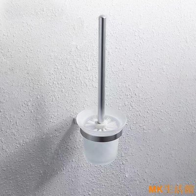 【熱賣精選】馬桶刷 浴室置物架 太空鋁 玻璃杯