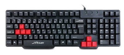 @淡水無國界@ 劍靈III 電競鍵盤 J-Power 杰強 8鍵加強 遊戲 USB鍵盤 裸裝 鍵盤 劍靈鍵盤 電競