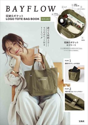 ☆Juicy☆日本雜誌附錄 民族風 BAYFLOW  托特包 手拎包 午餐袋 便當袋 手提袋 購物袋 日雜包 2050綠