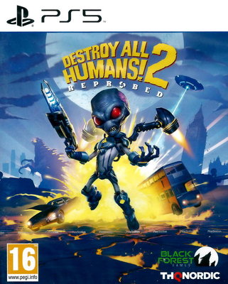 【全新未拆】PS5 毀滅全人類2 動作冒險遊戲 DESTROY ALL HUMANS 重製版 中文版【台中恐龍電玩】