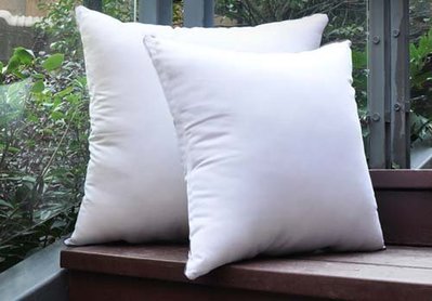 【金展窗簾工作室】白色抱枕心60*60(適用於55x55枕套)台灣製(每個重量750公克)抱枕芯