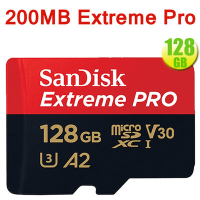SanDisk 128GB 128G Extreme Pro【200MB/s】記憶卡 microSDXC 手機 記憶卡