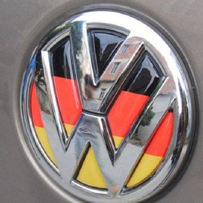 VW LOGO 後尾貼〈 德國立體水晶浮標〉標誌 polo golf tiguan Beetle GTI