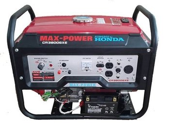 [ 家事達 ] MAX-POWER HONDA 手動引擎發電機 -3800w 特價