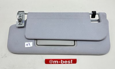 BENZ W211 2003-2008 遮陽板 化妝鏡 雙層 (灰色) (左邊.駕駛邊)(品像完美) 2118104110-0