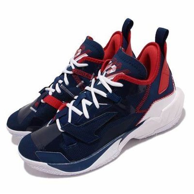 NIKE Jordan Why Not Zero.4 EP男鞋 籃球鞋避震 包覆 藍白 DD4886-400  US10