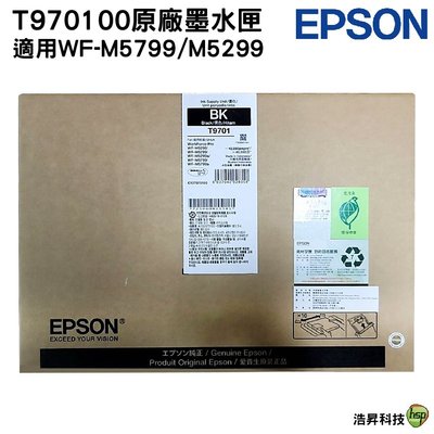 EPSON 原廠墨水匣T970100 970100 適用WF-M5799 M5299