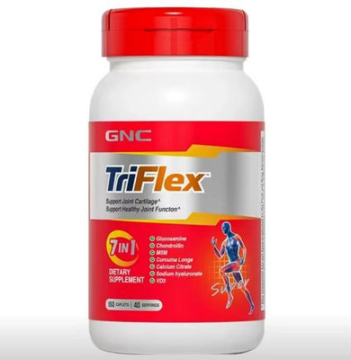 新款美國GNC TriFlex 健安喜 優骨力240錠 160錠 快速作用氨糖軟骨素 關節靈活160片/罐