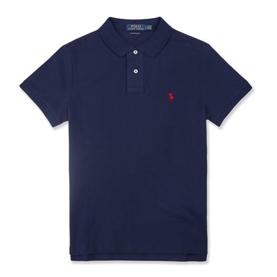 【RALPH LAUREN】【POLO】RL男款POLO衫左紅小馬深藍 F04230310-02