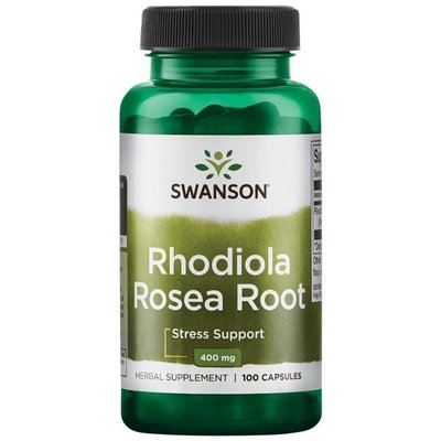 【 Swanson 】 紅景天Rhodiola Rosea Root 400mg 100 粒