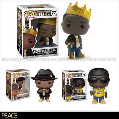 【PEACE】Funko POP! Notorious B.I.G 聲名狼藉 嘻哈 公仔 Music 系列 BIG