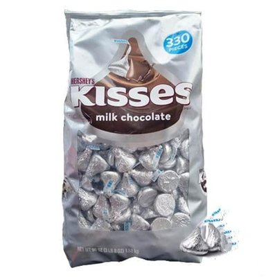 Hershey's Kisses chocolate 牛奶巧克力/1包/1.58kg