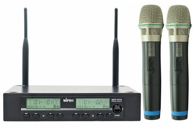 【六絃樂器】全新 Mipro ACT-312B 半U二頻道自動選訊無線麥克風組 / 舞台音響設備 專業PA器材