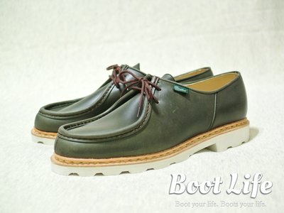 【Boot Life】已售出 法國製 17SS新款 Paraboot Michael 挪威縫 經典定番款式 橄欖綠