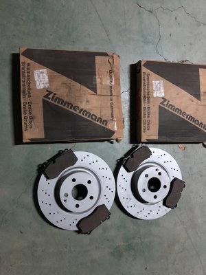全新德國OZ碟盤 BENZ 2005-2013 W221 S350 前煞車碟盤及來另片一組