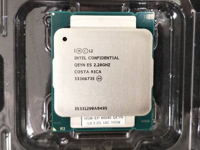 【含稅】Intel Xeon E5-2650 V3 2.2G 10C20T 2011-3 ES不顯散片CPU 一年保