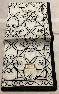 日本手帕  擦手巾 Nina ricci  no.104-8  57cm 大尺寸可當領巾