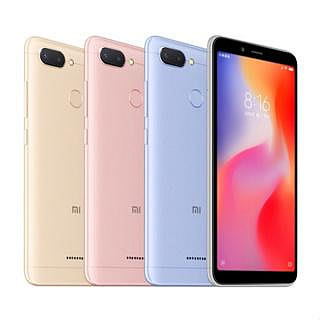 全新未拆封Xiaomi小米 紅米6 AI雙攝 八核全網通4G人臉指紋解鎖智能學生手機另售紅米6A手機
