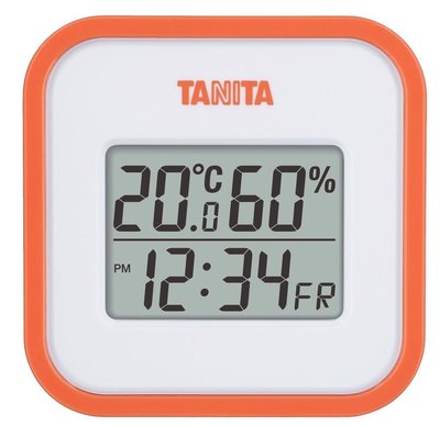 一鑫餐具【日本TANITA 電子溫濕度計 TT-558 OR】室內溫度計壁掛溫度計空調溫度計