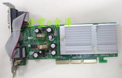 【登豐e倉庫】 WinFast 麗台 A6200 TDH 64bit 128MB AGP 顯卡 VGA DVI