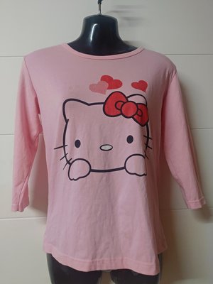 Hello Kitty七分袖薄上衣 (尺寸：M)