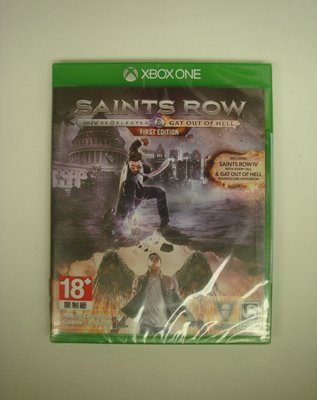 全新XBOX ONE 黑街聖徒 4:再次當選+逃出地獄 英文版 Saints Row IV